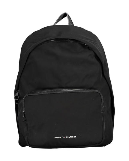 Tommy Hilfiger Chic Urban Black Backpack with Laptop Compartment