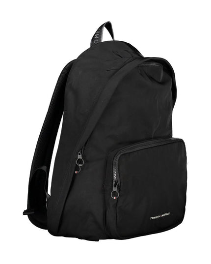 Tommy Hilfiger Chic Urban Black Backpack with Laptop Compartment