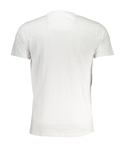Cavalli Class White Cotton T-Shirt