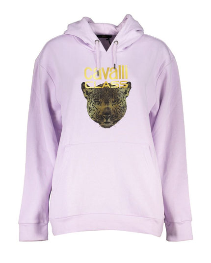 Cavalli Class Purple Cotton Women Sweater