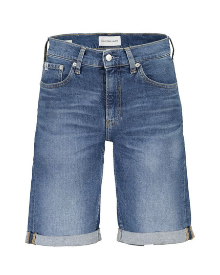 Calvin Klein Blue Cotton Men's Jeans Short