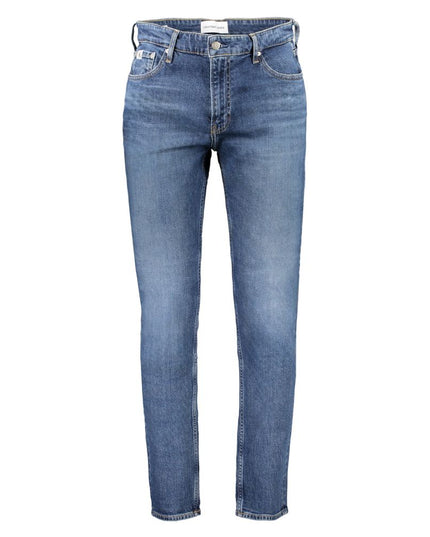 Calvin Klein Blue Cotton Men Jeans