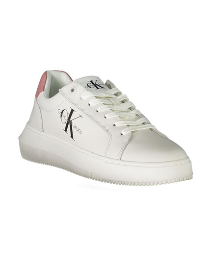 Calvin Klein White Leather Women Sneaker