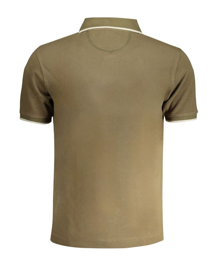 La Martina Green Cotton Polo Shirt