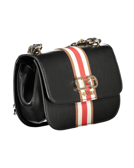 Guess Jeans Black Polyethylene Handbag