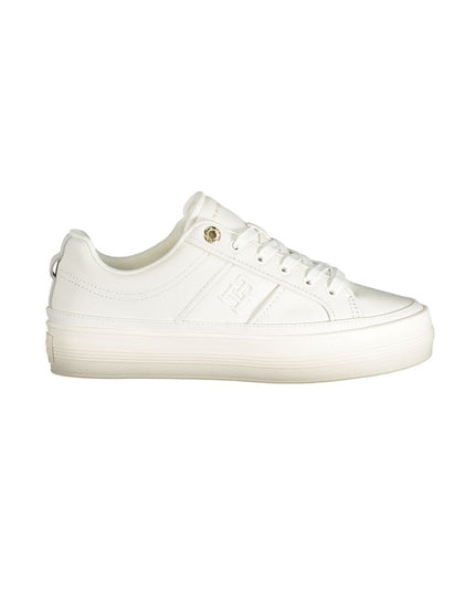 Tommy Hilfiger White Polyethylene Women Sneaker