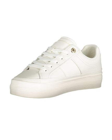 Tommy Hilfiger White Polyethylene Women Sneaker