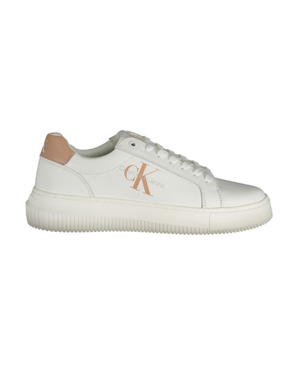Calvin Klein White Leather Women Sneaker