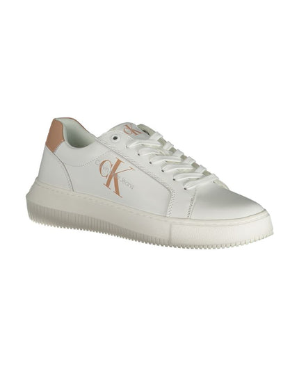 Calvin Klein White Leather Women Sneaker