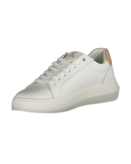 Calvin Klein White Leather Women Sneaker