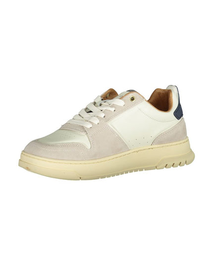 Blauer White Polyethylene Men Sneaker