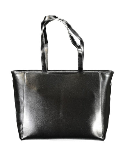 Mario Valentino Black Polyethylene Women Handbag