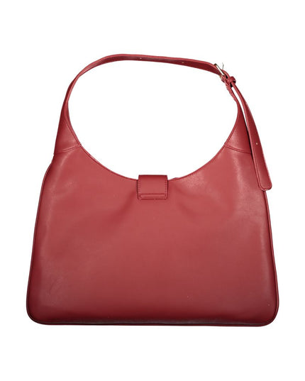 Mario Valentino Red Polyethylene Women Handbag