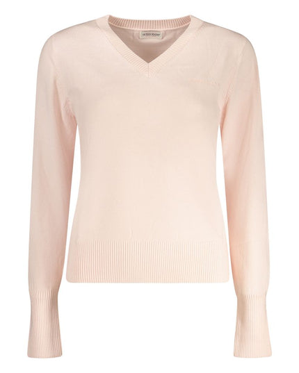 Guess Jeans Pink Polyester Women Sweater