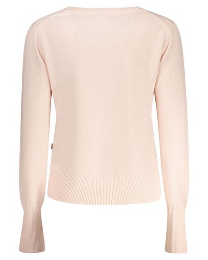 Guess Jeans Pink Polyester Women Sweater