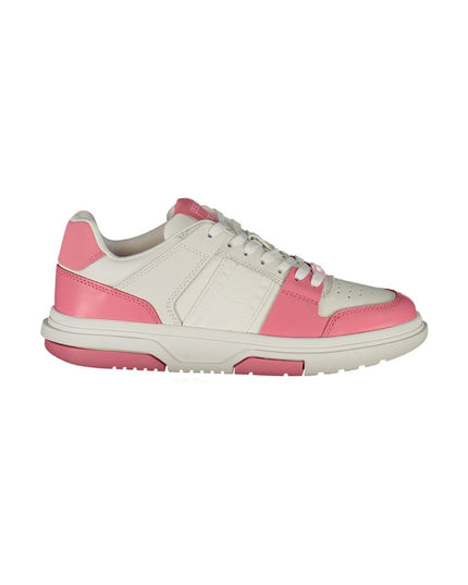 Tommy Hilfiger Pink Leather Women Sneaker
