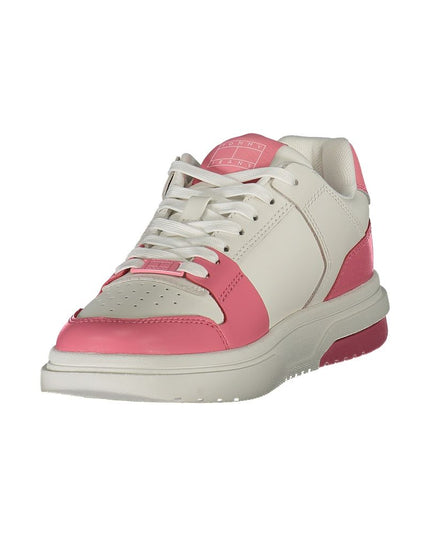 Tommy Hilfiger Pink Leather Women Sneaker