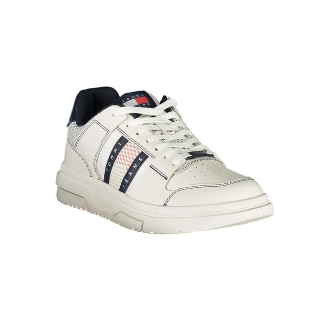 Tommy Hilfiger Blue Leather Men Sneaker