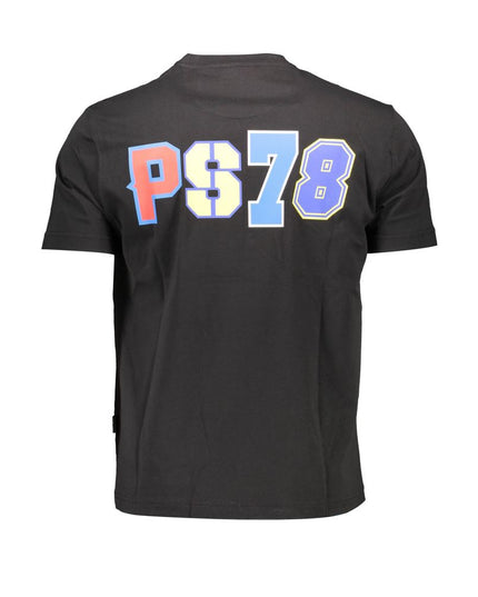 Plein Sport Black Cotton Men T-Shirt