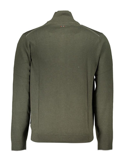 Napapijri Green Fabric Men Sweater