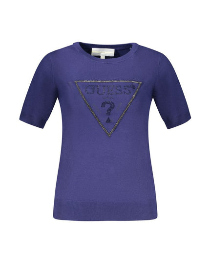 Guess Jeans Blue Viscose Women Sweater