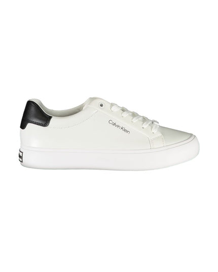 Calvin Klein White Polyester Sneaker