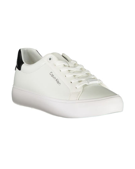 Calvin Klein White Polyester Sneaker