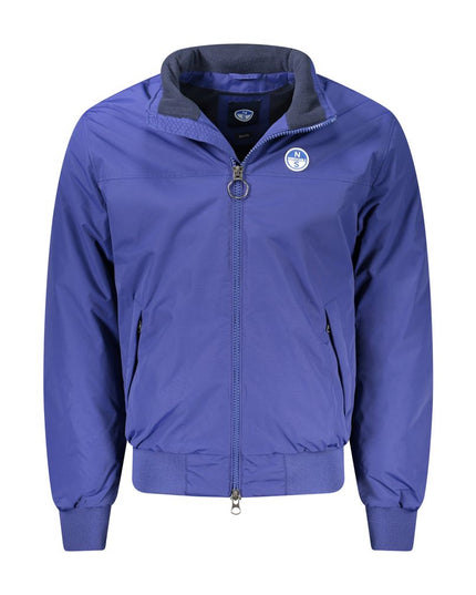 North Sails Blue Polyamide Men Jacket