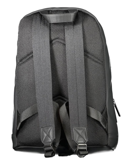 Calvin Klein Black Polyester Men Backpack