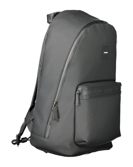 Calvin Klein Black Polyester Men Backpack