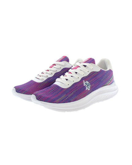 U.S. POLO ASSN. Purple Polyester Women Sneaker