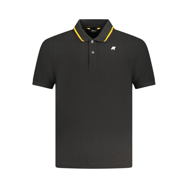 K-WAY Black Cotton Polo Shirt