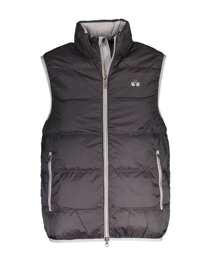 La Martina Black Polyamide Men Jacket