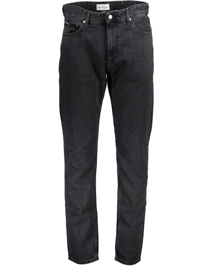 Calvin Klein Black Cotton Men Jeans