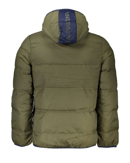 La Martina Green Polyamide Men Jacket