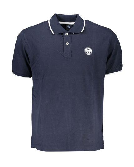North Sails Blue Cotton Polo Shirt