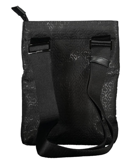 Calvin Klein Eco-Conscious Sleek Black Shoulder Bag