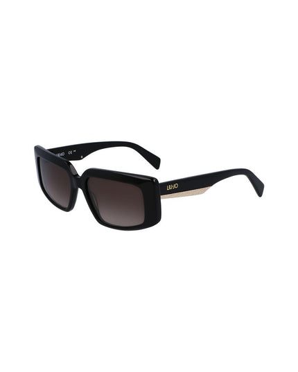 Liu Jo Black Acetate Women Sunglasses