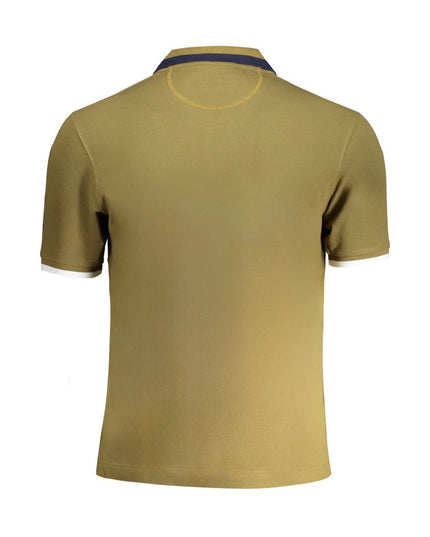 La Martina Green Cotton Polo Shirt