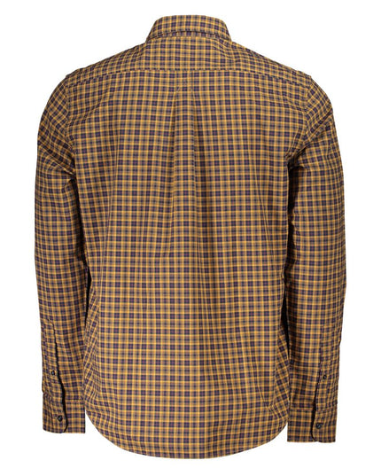 Timberland Yellow Cotton Men Shirt