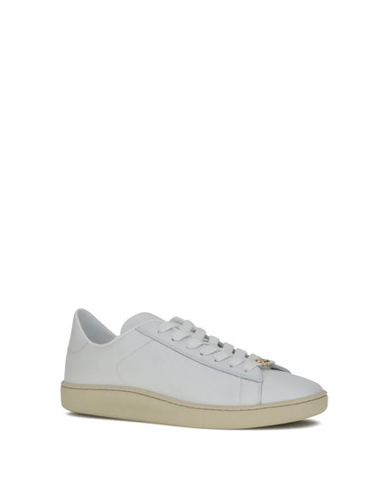 Valentino Garavani White Calf Leather Bos Taurus Low Top Sneakers
