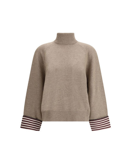 Brunello Cucinelli Beige Cashmere Cashmere Sweater