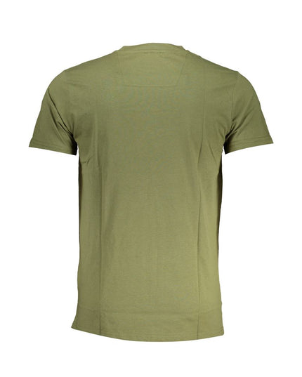 Cavalli Class Green Cotton T-Shirt