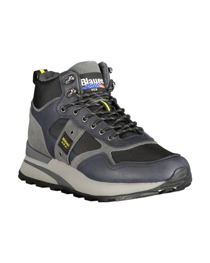 Blauer Blue Leather Men Sneaker