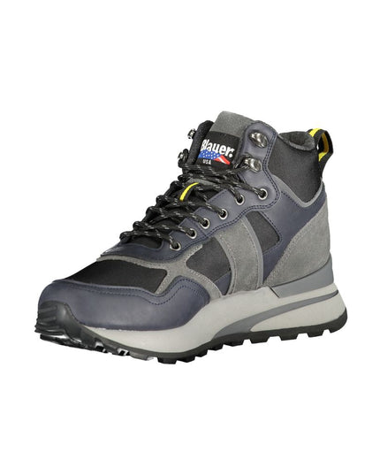 Blauer Blue Leather Men Sneaker