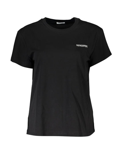Patrizia Pepe Black Cotton Women T-Shirt