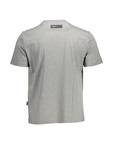 Plein Sport Brown Cotton Men T-Shirt
