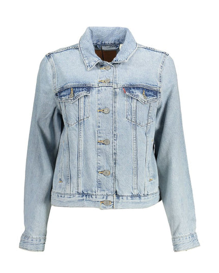 Levi's Light Blue Cotton Women Jacket