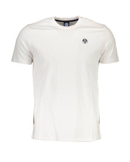 North Sails White Cotton Men T-Shirt