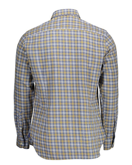 U.S. POLO ASSN. Blue Cotton Men Shirt